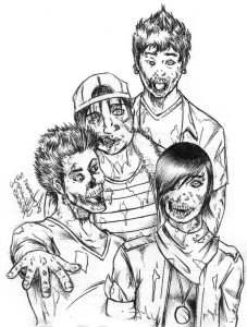 100+ Zombies 2 Coloring Pages Addison