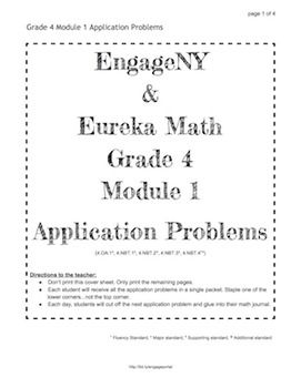 Eureka Math Grade 4 Printable Worksheets