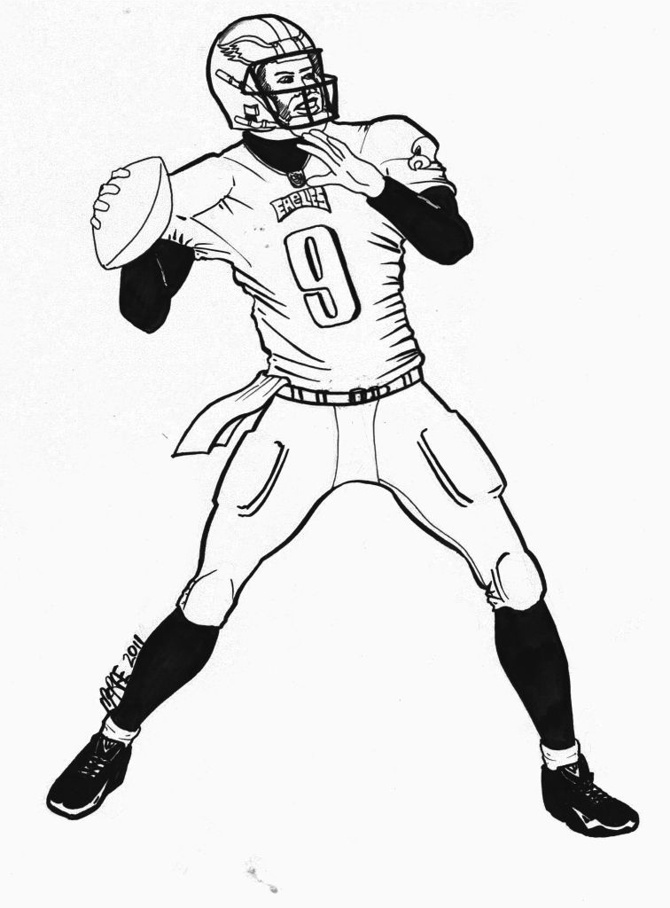 Coloring Pages Of Football Players