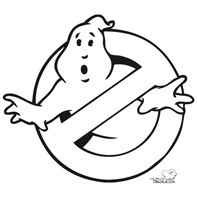 Ghostbuster Coloring Page