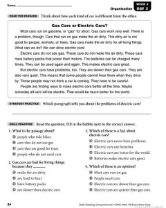 Reading Comprehension Multiple Choice Worksheets Pdf 1st Grade Free