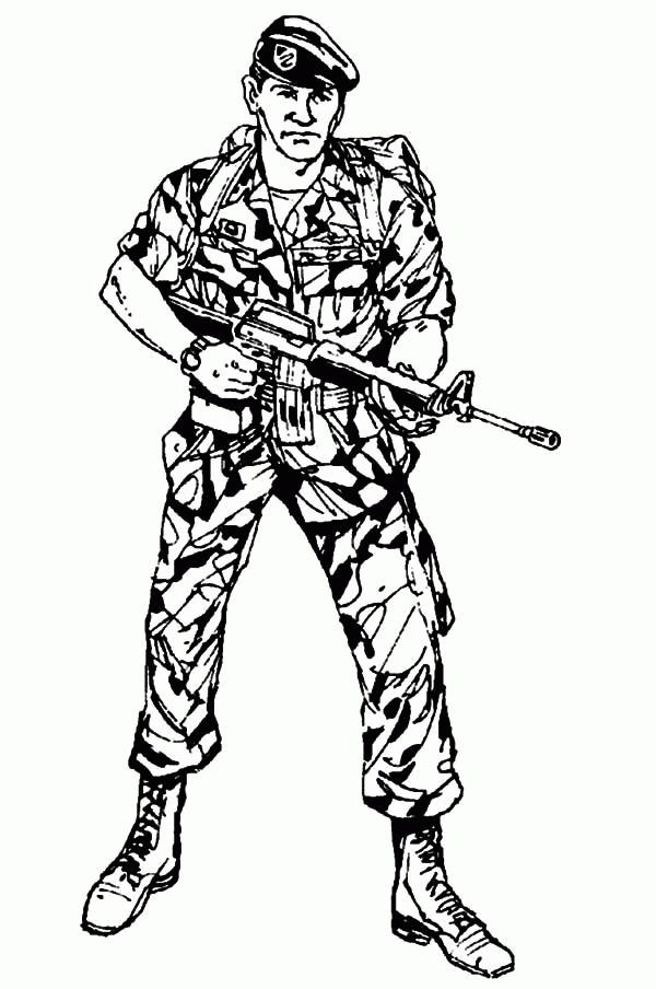 Coloring Pages Soldier