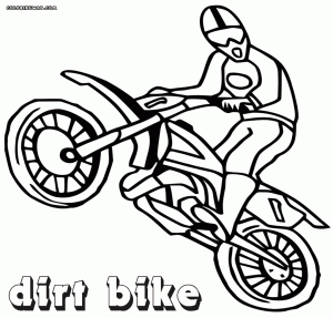 Dirt bike coloring pages Coloring pages to download and print