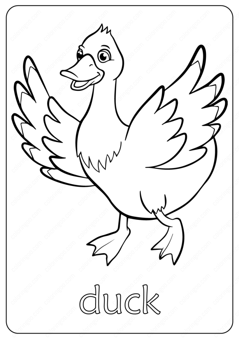 Coloring Pages Ducks