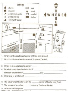 reading maps worksheet free worksheets library download and