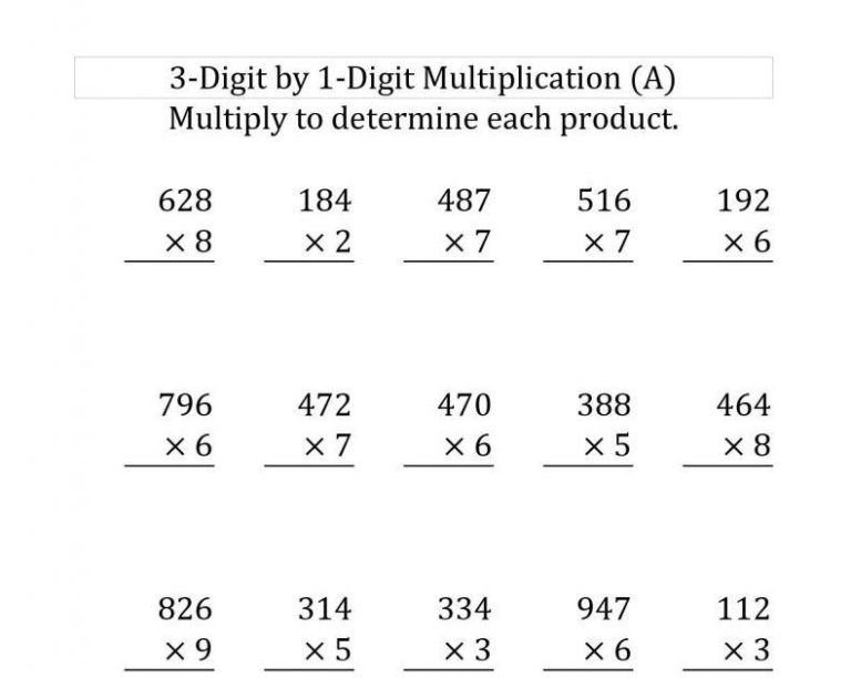 Long Division And Long Multiplication Worksheets