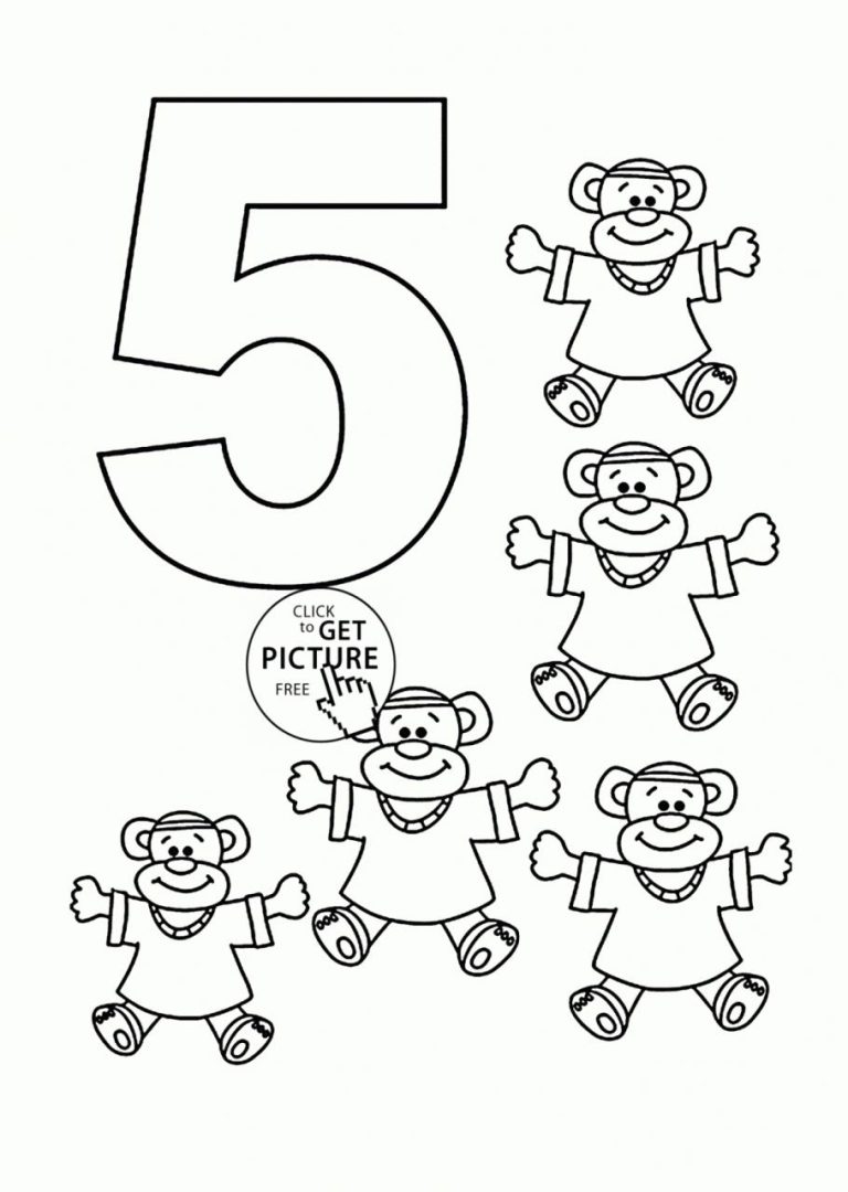 Coloring Number Pages