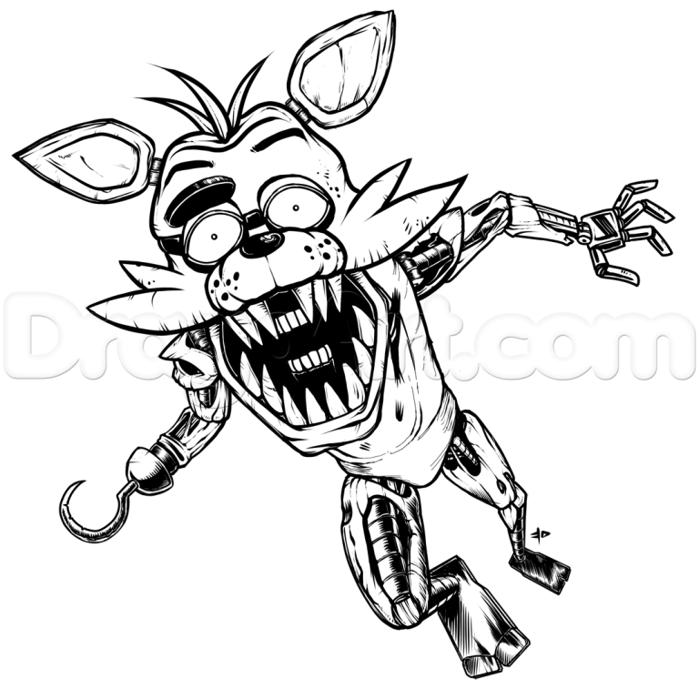 Foxy Fnaf Coloring Pages