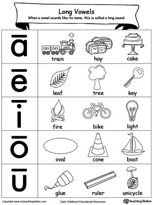 Long A Vowel Worksheets For First Grade