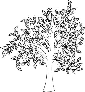 awesome Beautiful Fall Tree Coloring Page Tree coloring page, Fall