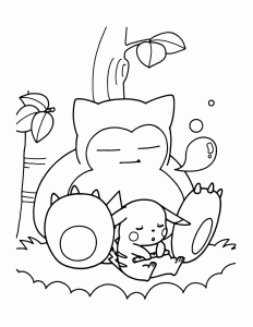 Cute Printable Pokemon Coloring Page 228+ Best Free SVG File