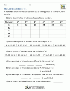 Multiples Of 2 And 3 Worksheets Times Tables Worksheets