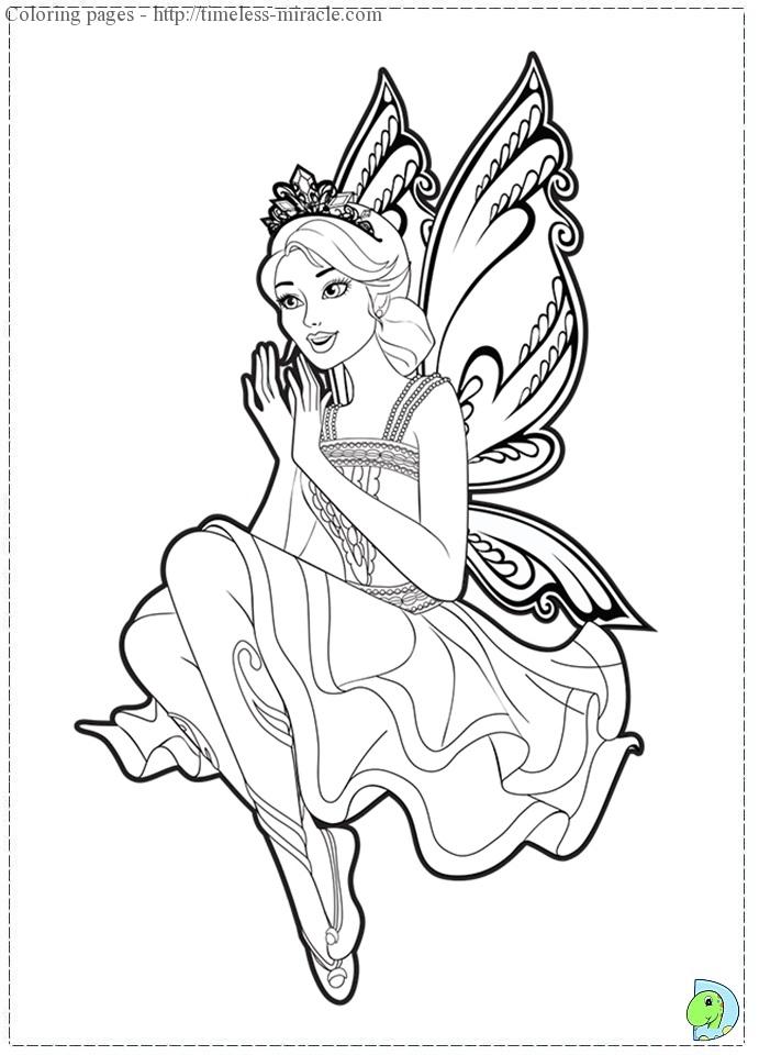 Fairy Princess Coloring Pages