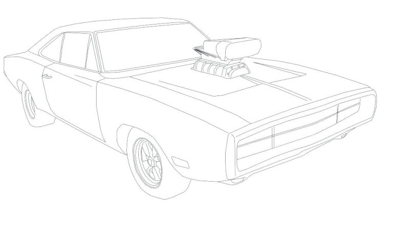 Fast And The Furious Coloring Pages