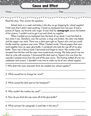 Writing Fall Worksheets For Kindergarten