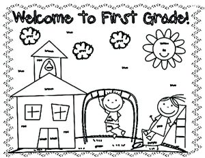 First Day Of School Coloring Pages For Preschoolers at GetDrawings