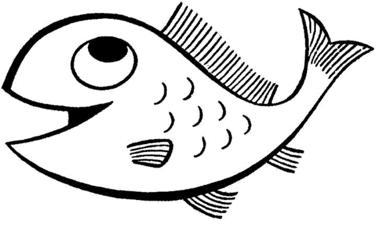 Coloring Page Of A Fish