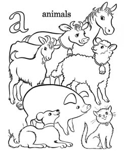 Get This Free Farm Animal Coloring Pages for Kids yy6l0