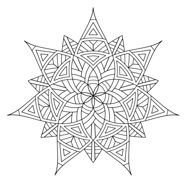 Easy Pattern Coloring Pages