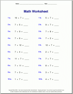 6Th Grade Math Worksheets With Answer Key —