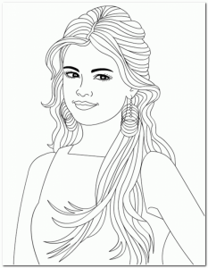 Girl With Long Hair Drawing at GetDrawings Free download