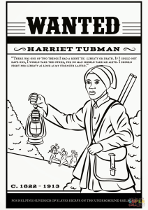 Harriet Tubman coloring page Free Printable Coloring Pages