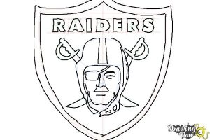 How to Draw The Oakland Raiders, Nfl Team Logo DrawingNow