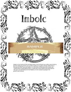 Imbolc Wiccan sabbat Coloring pages for your Book of Shadows