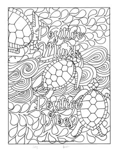 Coloring Pages For Quotes, Printable Inspirational Quotes Coloring