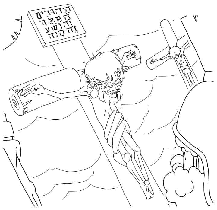 "Jesus Dies on the Cross" Coloring Page for Good Friday MinistryTo
