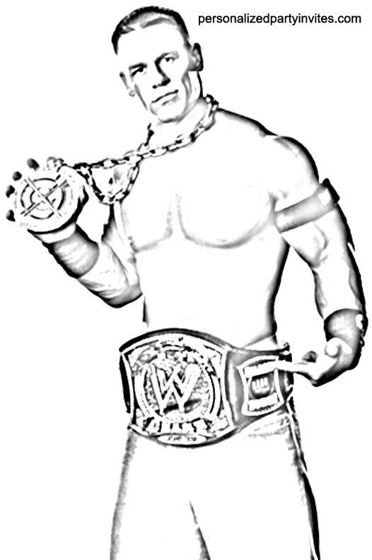 Coloring Pages John Cena