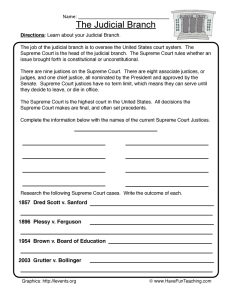 Judicial Branch Icivics Answers » Semanario Worksheet for Student