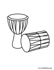 Drum Coloring Page Coloring Home