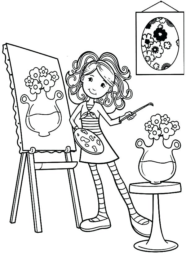 Painting Coloring Pages