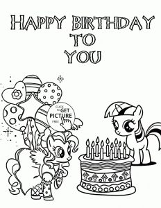 Get This Kids Printable Happy Birthday Coloring Pages Fun 51730