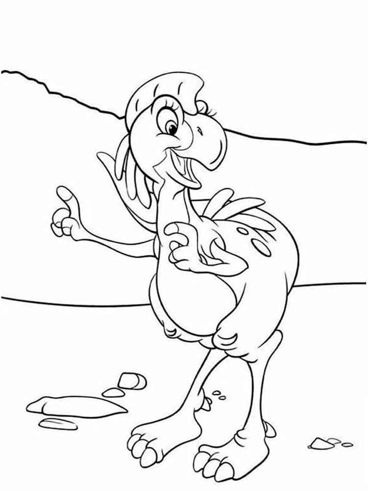Land Before Time coloring pages. Free Printable Land Before Time