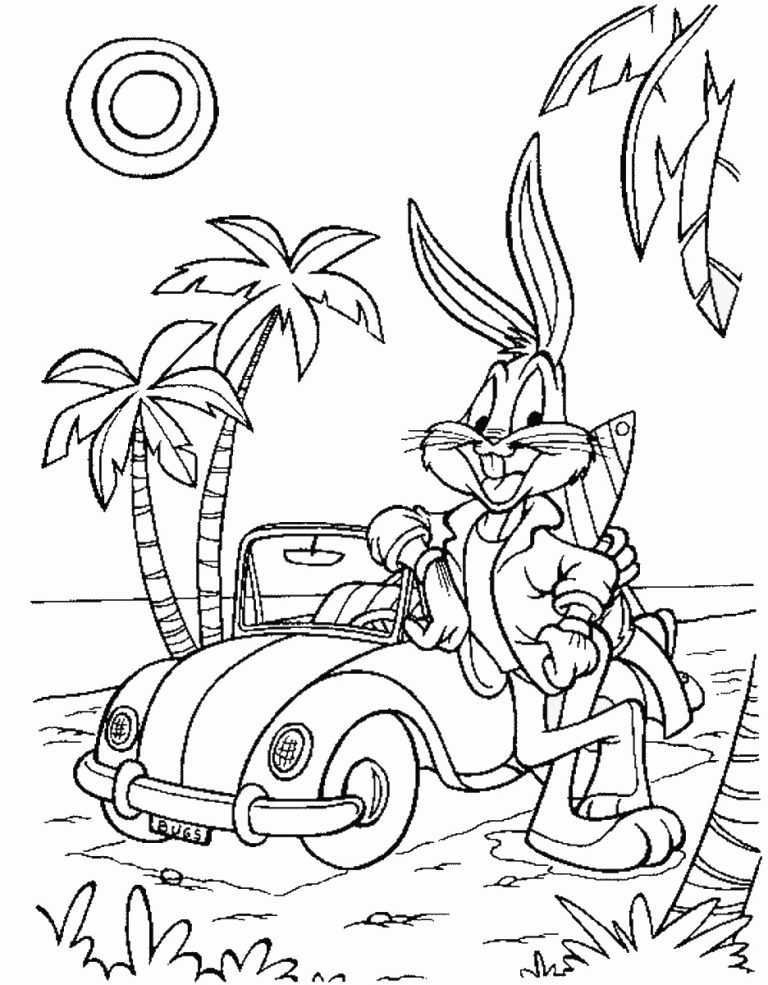 Loony Toons Coloring Pages