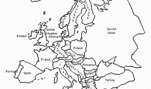 Map Of Pre Ww2 Europe Outline Of Europe During World War 2 Title Of