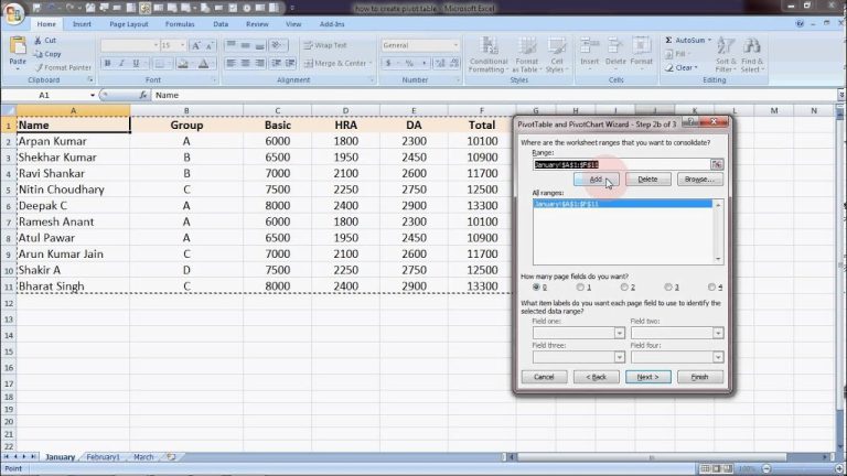 How To Have Multiple Pivot Tables In One Worksheet