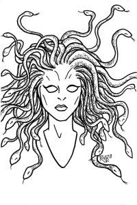 Medusa coloring, Download Medusa coloring for free 2019