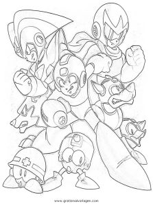 megaman 26 gratis Malvorlage in Comic & Trickfilmfiguren, Mega Man
