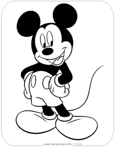 Mickey Mouse Coloring Pages Disney's World of Wonders
