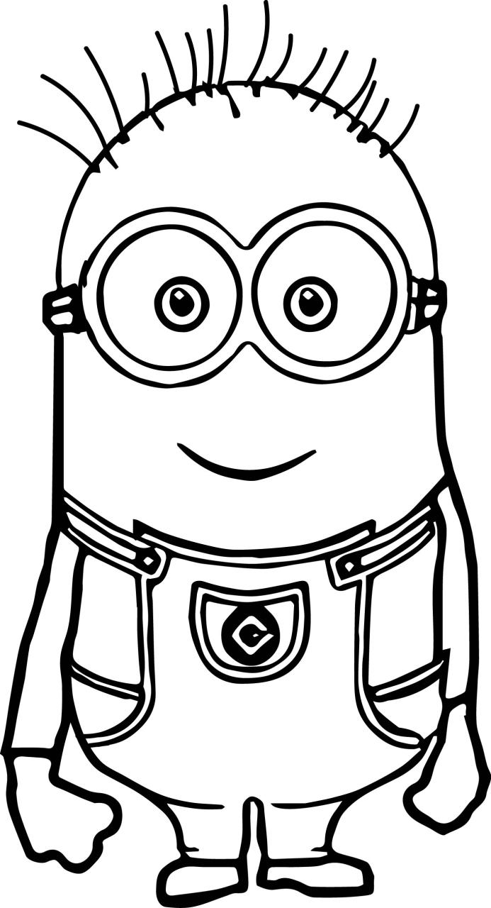 Coloring Page Minions