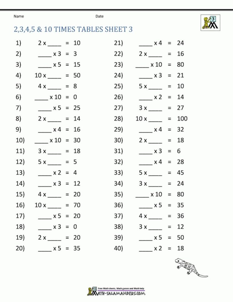 7Th Grade Cross Multiplication Worksheets