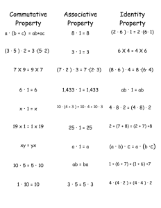12 Best Images of Commutative Property Of Multiplication Worksheets