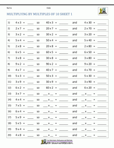 multiplying decimals by powers of ten worksheets multiplying and