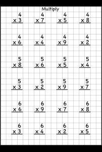 Single Digit Multiplication 8 Worksheets / FREE Printable Worksheets