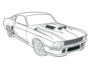 Muscle Cars Drawing at GetDrawings Free download