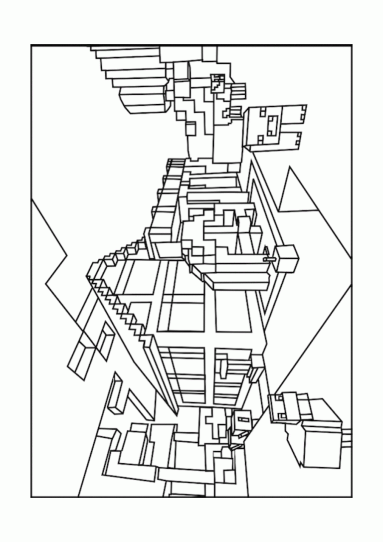Minecraft.coloring Pages