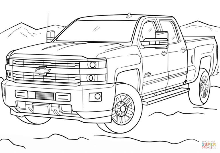 Chevy Truck Coloring Pages